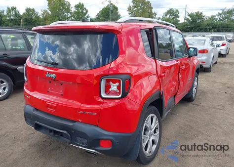 2018 Jeep Renegade Limited 4X4 z USA, uszkodzony, nr VIN ZACCJBDB6JPH76002